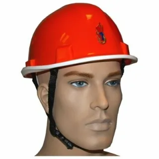 Jugendfeuerwehr Helm mit Gabelkinnriemen nach DIN EN 397 | mit DJF Abzeichen | nach DJF Richtlinien