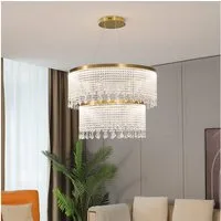 Eurohandisplay LED Pendelleuchte LED Pendelleuchte Hängelampe Fernbedienung dimmbar Farbton steubar, LED fest integriert, Kaltweiß- bis Warmweiß, Lichtfarbe und Helligkeit einstellbar