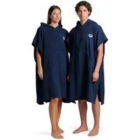Arena Badeponcho arena Unisex Baumwoll Poncho Bademantel, Midilänge, Baumwolle, Kapuze, ohne, Duschen, Strand, Sport, Schwimmbad, Sauna, Baumwolle, Unisex, bequem