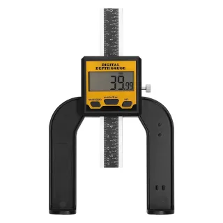 Digital Vernier Caliper 0-80mm Depth Gauge Aluminum Alloy Magnetic Base LCD Display Height Measurement 3 Units Mode Auto