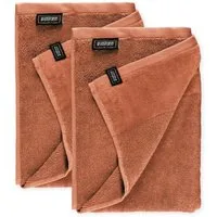 SCHÖNER WOHNEN-Kollektion Duschtücher SENSE Duschtuch, Baumwolle (Spar-Set, 2-St), 70 x 140 cm in Rost