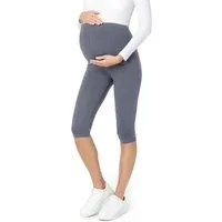 Be Mammy Umstandsleggings 3/4 Umstandhose BE20-229 (1-tlg) aus Baumwolle
