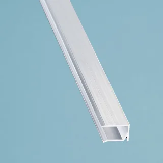 Alu Abschlussprofil | Kantenschutz mit Tropfnase | für Plattenstärke 16 mm | pressblank