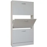 HTI-Line Schuhschrank Schuhschrank Thekla (Stück, 1x Schuhschrank Thekla, ohne Dekoration) Schuhkipper 3 Fächer