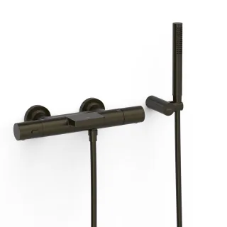 Tres Wannenthermostat Aufputz Over wall Anti Kalk Messing Handbrause , 19017428KMB 19017428KMB