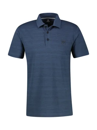 LERROS - POLO-KNOPF storm blue - Gr. - L