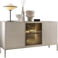 Compleo Kommode LINO, 3-türig, Untergestell aus Metall, Elegant Design