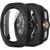 MSM Smartwatch-Hülle Hülle für Samsung Galaxy Watch Ultra 47mm 2025 Schutzglas Panzerfolie
