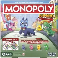 Hasbro Spiel Monopoly Junior Square 2 In 1