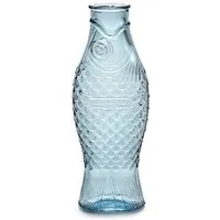 daslagerhaus living Wasserkrug Karaffe Fish & Fish blau H 29 cm, (1-tlg)