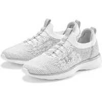 LASCANA Slipper, Halbschuh, Turnschuhe, Slip-On-Sneaker, Sneaker bequem zum Reinschlüpfen mit elastischen Schnürbändern Unisex VEGAN