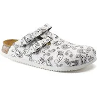Birkenstock Clog Kay Superlauf, Birko-Flor, Paisley Black/White Pantolette
