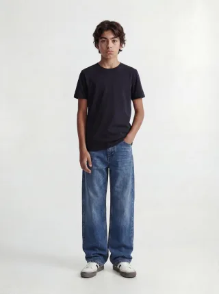 JACK&JONES - JJEORGANIC BASIC TEE SS O-NECK NOOS JNR Black - Gr. - 176