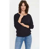 Saint Tropez Rundhalspullover A2561, MilaSZ R-Neck Viskosemischung, Casual fit