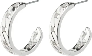 pilgrim - Halbe Creolen - Hope silver - Gr. - OS