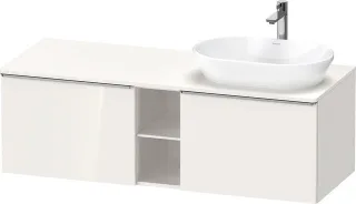 Duravit D-Neo Konsolenwaschtischunterbau wandhängend Weiß Hochglanz 1400x550x459 mm - DE4950R7022000 DE4950R70220000