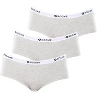 ROOXS Hipster Unterwäsche Damen Slip Unterhosen (3-St) Baumwolle Hipster