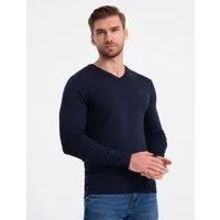 OMBRE V-Ausschnitt-Pullover Eleganter Herrenpullover mit V-Ausschnitt