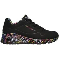 Skechers Skechers – Street Uno Loving Love – Schwarz Schnürschuh