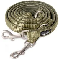 Rudelkönig Hundeleine Gepolsterte Hundeleine Bella, Verstellbare Führleine 2,30m, Nylon, Neopren (1-tlg), Für alle Hundegrößen