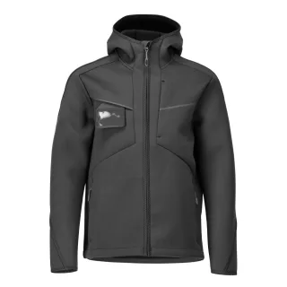 MASCOT Herren Softshell Jacke mit Kapuze CUSTOMIZED Schwarz M - 22086-662-09-M