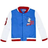 Cerda Collegejacke Sonic Kinder Baumwolle – Freizeit Jacke mit Aufdruck für Jungen