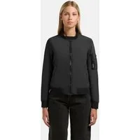khujo Bomberjacke Denz Matte Damen Übergangsjacke mit Bündchen
