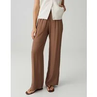 OPUS PANTS Stoffhose Malotta pure aus leichter Webware mit Crepe Optik Praktische Taschen runden den entspannten Look ab