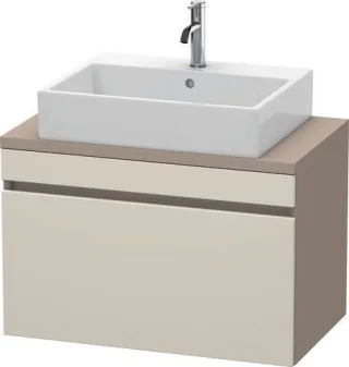 Duravit DuraStyle Konsolenwaschtischunterbau wandhängend Taupe & Basalt Matt 800x478x512 mm - DS5302 DS530209143