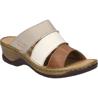 JOSEF SEIBEL Damen Clog Catalonia 86 in cognac-multi