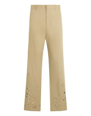 Loose Fit Trousers Painted Painted