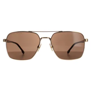 Hugo Boss Aviator Herren Rose Gold Braun 1045/S/IT