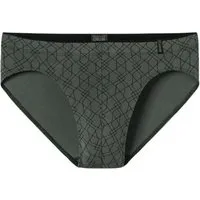 Schiesser Slip Supermini Long Life Soft 181116 (Schlüpfer) gemustert dunkelgrün