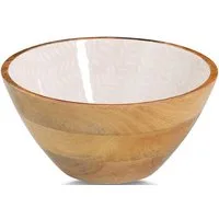 Zeller Present Schale Mangoholz, beige, Massivholz, hochwertiges natürliches Material