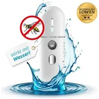 tickSAFE Insektenabwehrgerät schnell, effektiv & schonend Wespen, Bienen & Hummeln, mit Wasserdampf vertreiben - Akkubetrieben, USB-Ladekabel