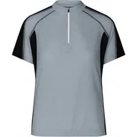 James & Nicholson Radtrikot Doppelpack Feminin tailliertes Damen Bikeshirt JN419 (Spar-Set, Doppelpack) Angenehm leichtes und atmungsaktives CoolDry®-Gewebe