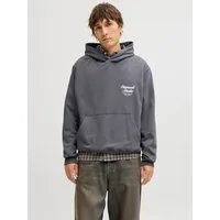Jack & Jones Kapuzensweatshirt JORNORREBRO TYPO BACK SWEAT HOOD SN mit Print