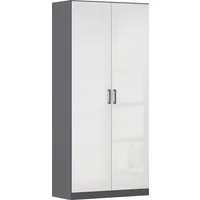 rauch Mehrzweckschrank Garderobe Kleiderschrank Schrank Schuhschrank Putzschrank MINOSA (Breiten 47/69/91/136 cm, Höhen 197/210 cm) In 4 Breiten mit vielen Einlegeböden für viel Stauraum MADE IN GERMANY