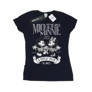 Disney - "Mickey And Minnie Mouse Great Pair" T-Shirt für Damen (Marineblau)
