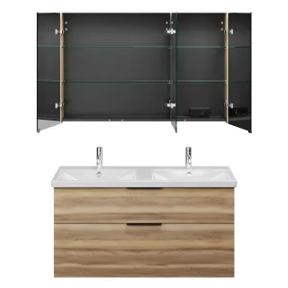 Burgbad SET Eqio Frassino Dekor Cappuccino/Alpinweiss, SFAQ123LF3437C0001 SFAQ123LF3437C0001