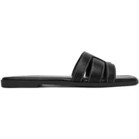 Jenny Jenny Damen-Flip-Flops, Schwarz Badepantolette