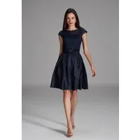 SWING Cocktailkleid - Cocktailkleid aus Taft und Spitze A-Linie