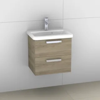 Artiqua 412 Waschtischunterschrank für Tonic II K0868 Sanremo Eiche quer NB, 412-WU2L-I48-7145-428 412-WU2L-I48-7145-428