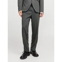 Jack & Jones Anzughose JPRJAXON Businesshose mit mittlerer Bundhöhe unifarben, modisch, slim fit, Materialmix
