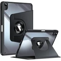 Fintie Tablet-Hülle für iPad Air 11'' M4/M3/M2(2026/2025/2024), iPad Air 5/4 Gen 2022/2020 10,9 Zoll, mit Stifthalter, 360° drehbar, klar Acryl-Rückseite, stoßfestem Rahmen