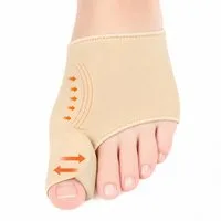 Forrlite Hallux-Bandage Hallux Valgus Correction, Pack of 2 Hallux Valgus Bandage, with Silicone Pads, Protection of Big Toe, Reducing Friction, for Men and Women Non-Slip Socks, for Day and Night Support, Universal Size