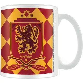 Harry Potter - Kaffeebecher, Gryffindor (Weiß/Scharlachrot/Gold)