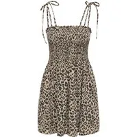 ONLY Sommerkleid ONLEMMIA SMOCK DRESS PNT Materialmix, stretch