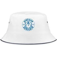 Spreadshirt Sonnenhut Asozialer Schalker Spruch Fußball Sport Fischerhut (1-St)