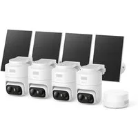 eufy Security Überwachungskamera C37, kabellose 2K Outdoor-Überwachungskameras mit 360° KI-Tracking (4-tlg)